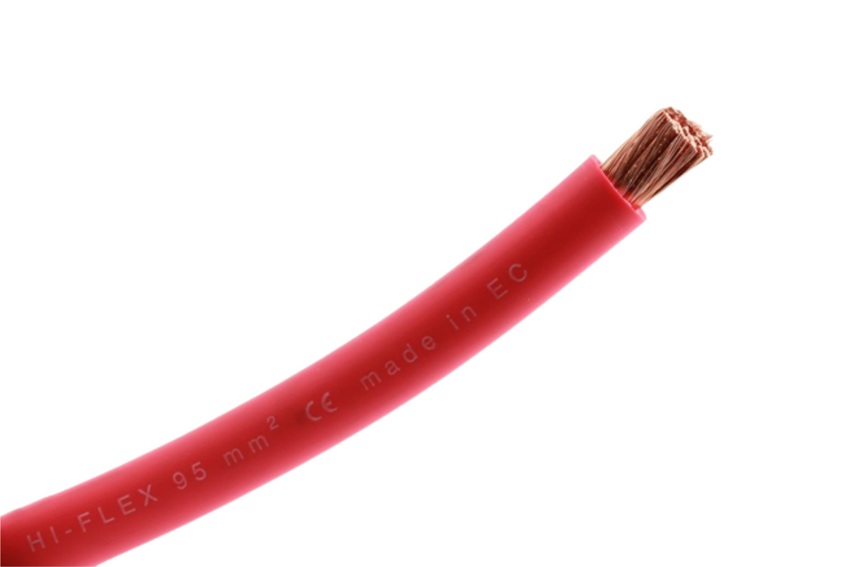 95mm2 Flexible Battery Cable Per Meter Red