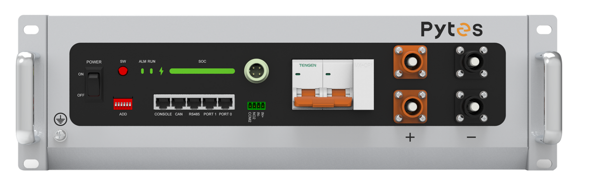 Pytes V5 A Plus 5.12kWh LiFePO4 battery - front