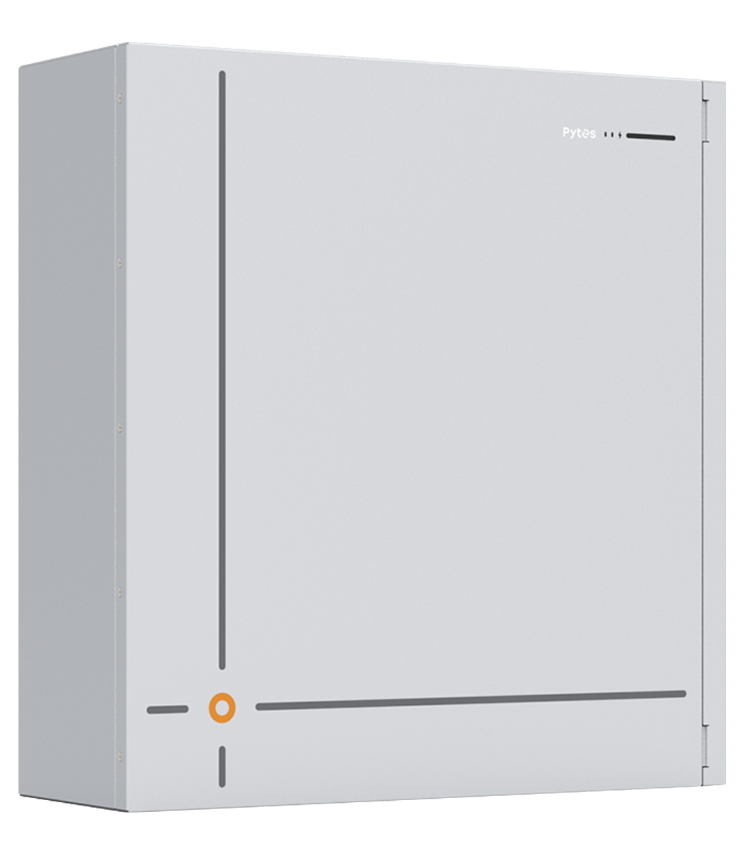 Pytes V16 16kWh outdoor LiFePO4 battery - right angle