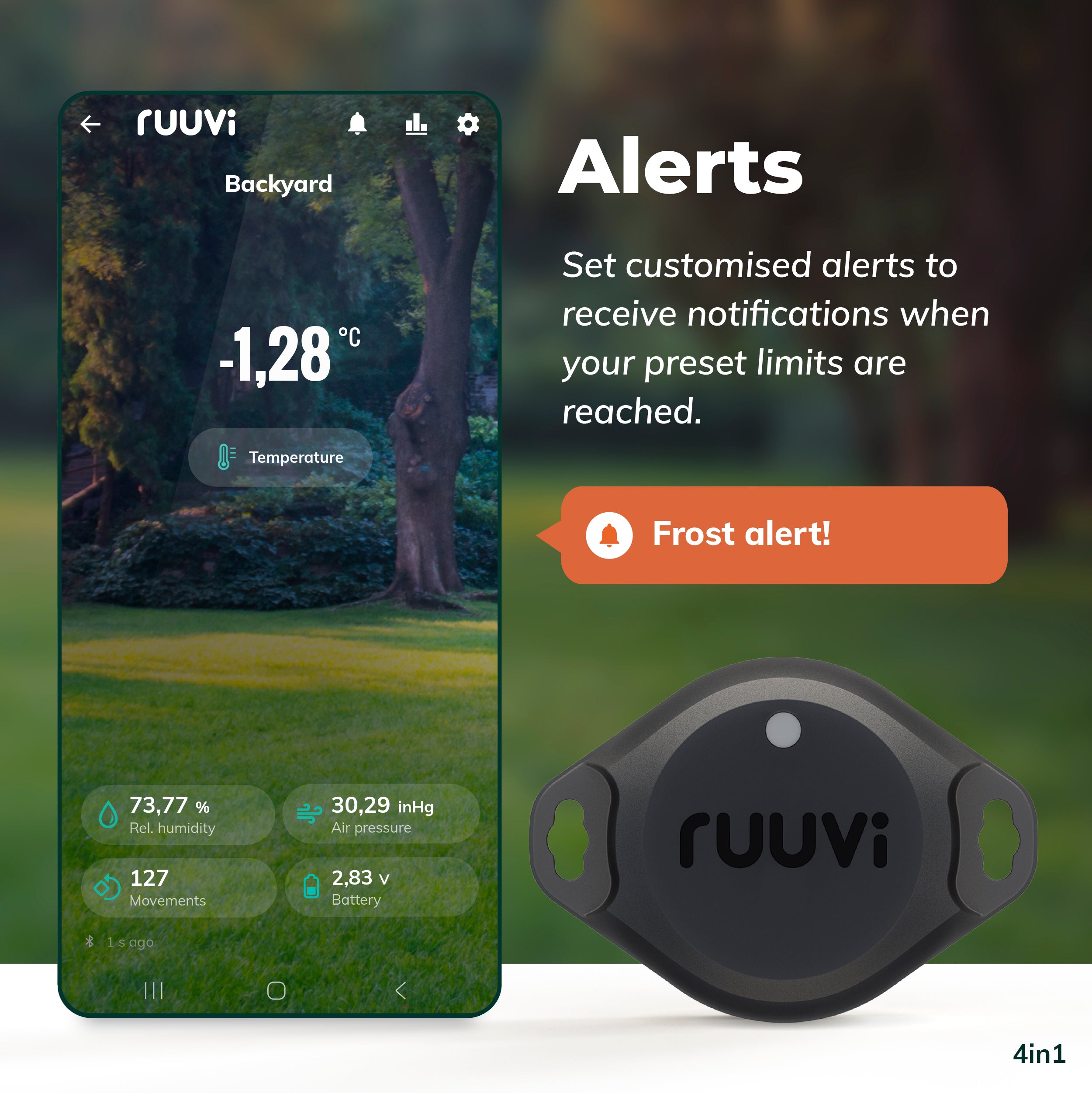 Ruuvi Station app alert notifications