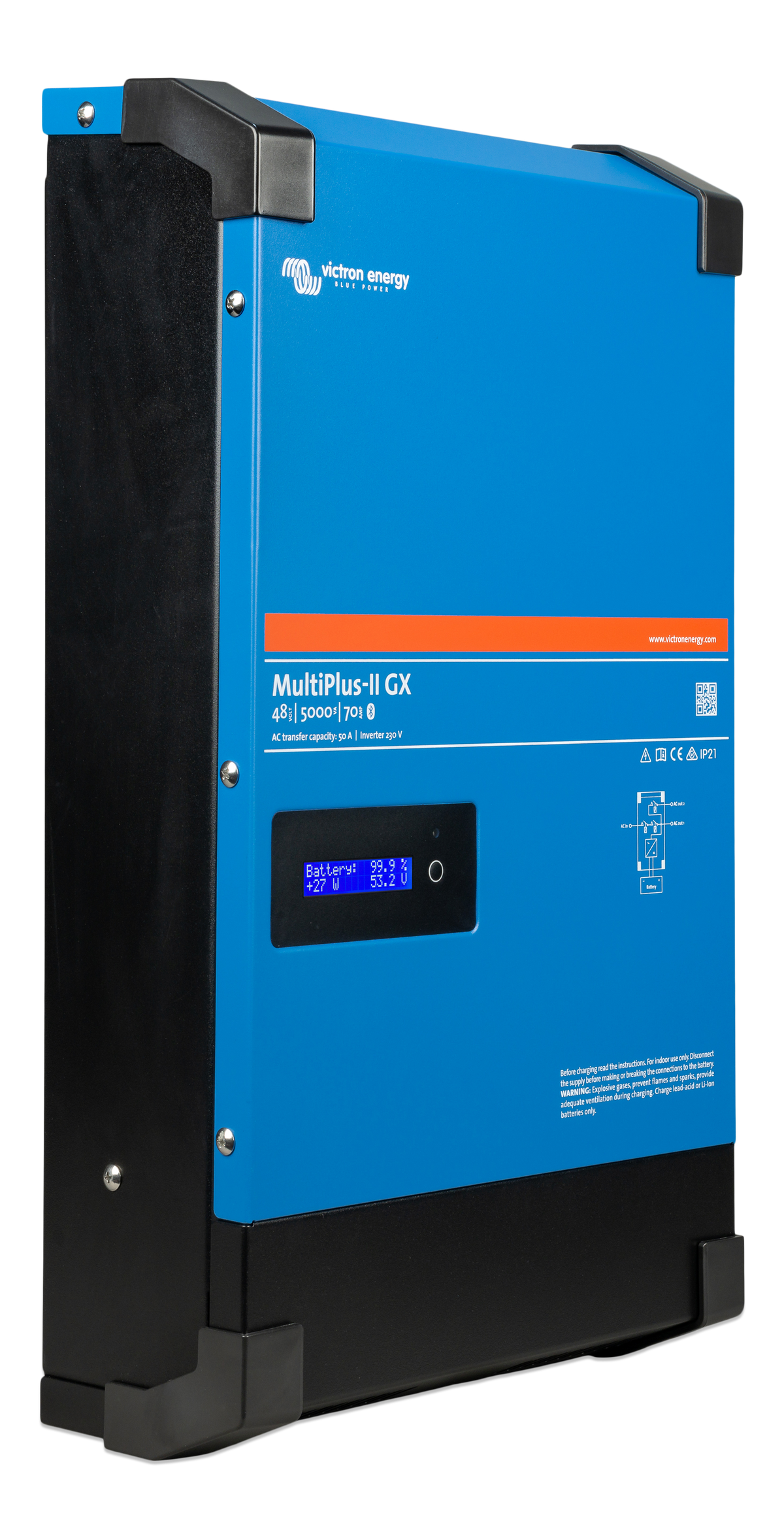 Victron MultiPlus-II 48/5000/70-50 230V GX inverter/charger - right side
