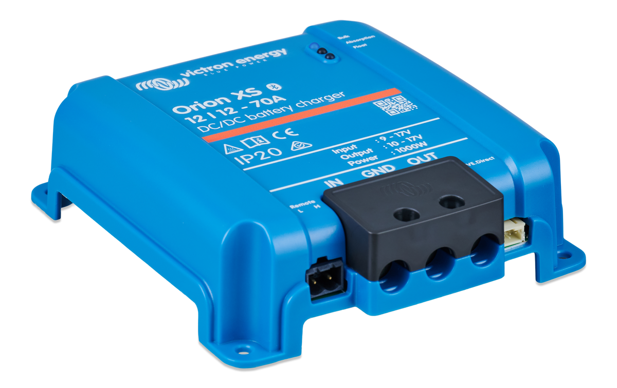Victron Orion XS 12/12-70A DC-DC battery charger – right side