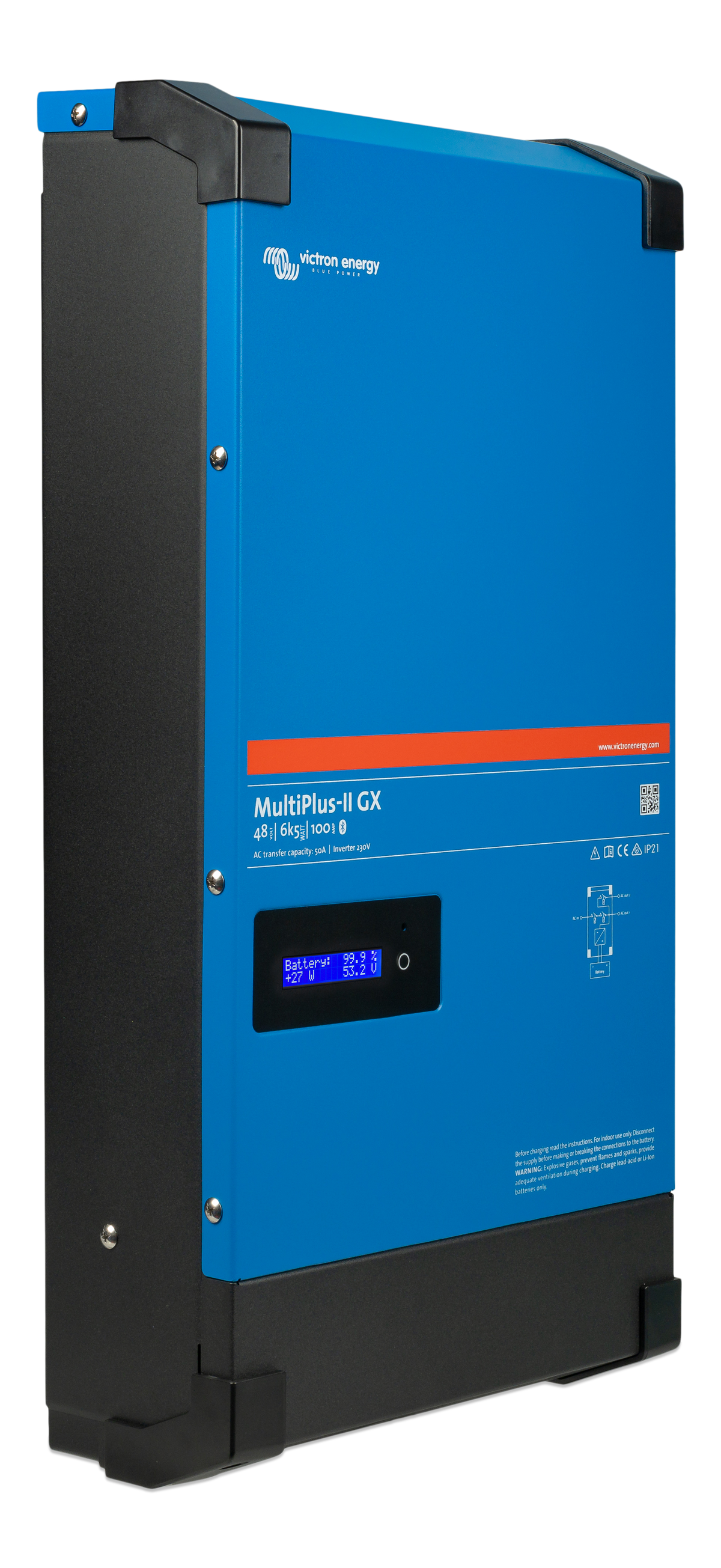Victron MultiPlus-II 48/6k5/100-50 230V GX inverter/charger - right side