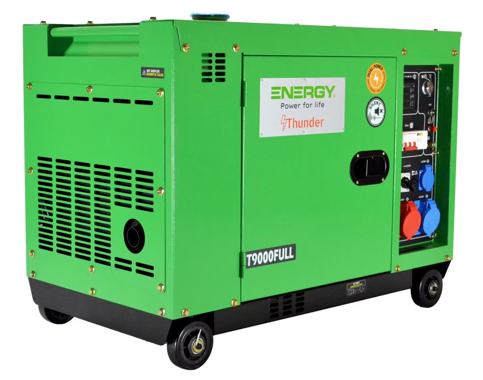 Generator Thunder T9000,7.5kVA(6kW),Diesel Eng,Elec Start - Euromotive Energy Ltd