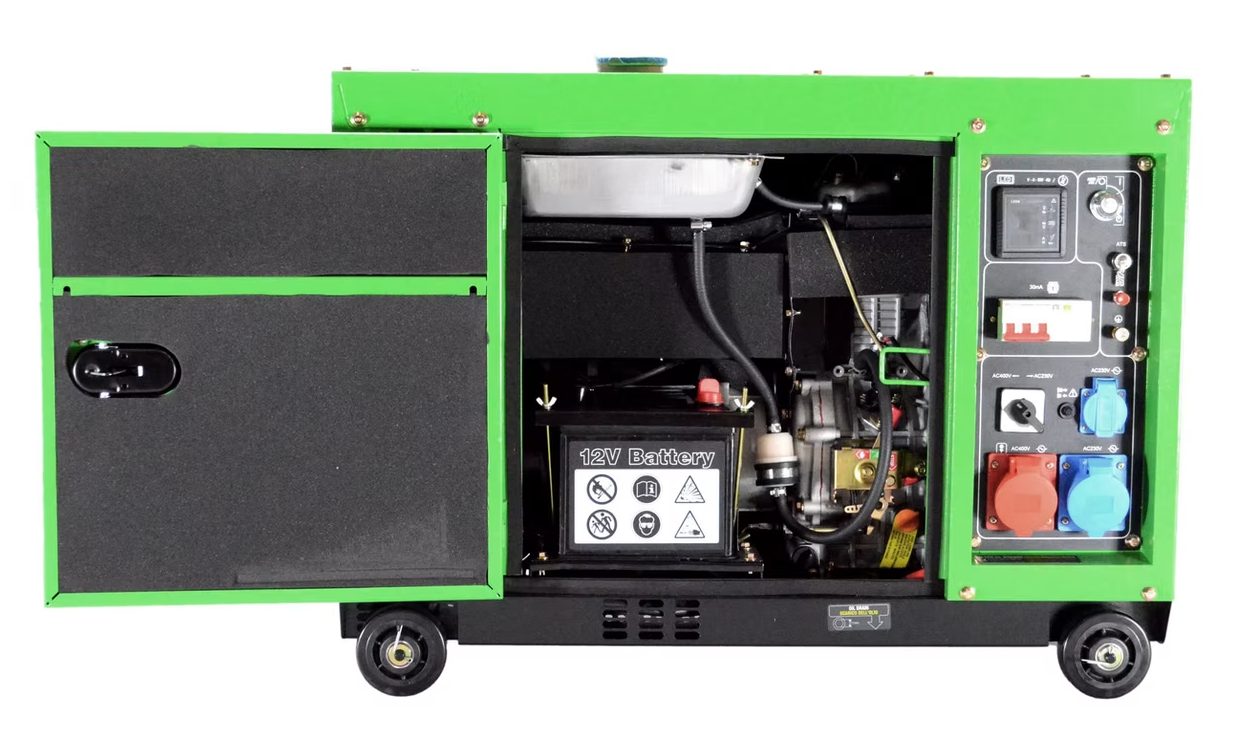 Generator Thunder T9000,7.5kVA(6kW),Diesel Eng,Elec Start - Euromotive Energy Ltd