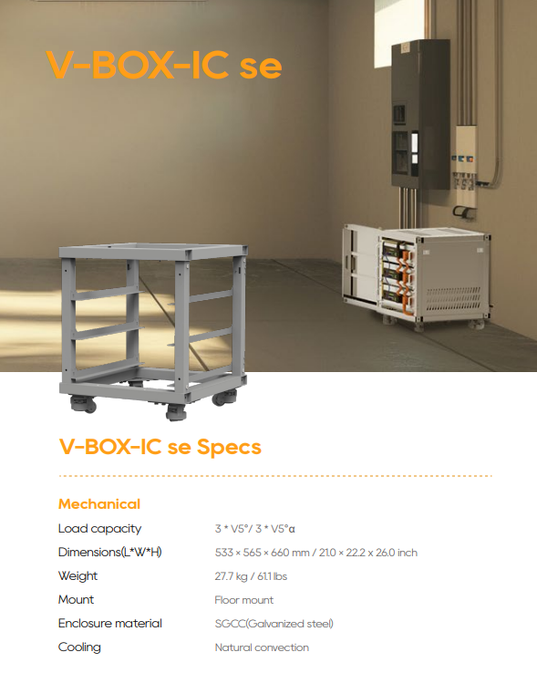 V BOX IC se Stackable - Euromotive Energy Ltd