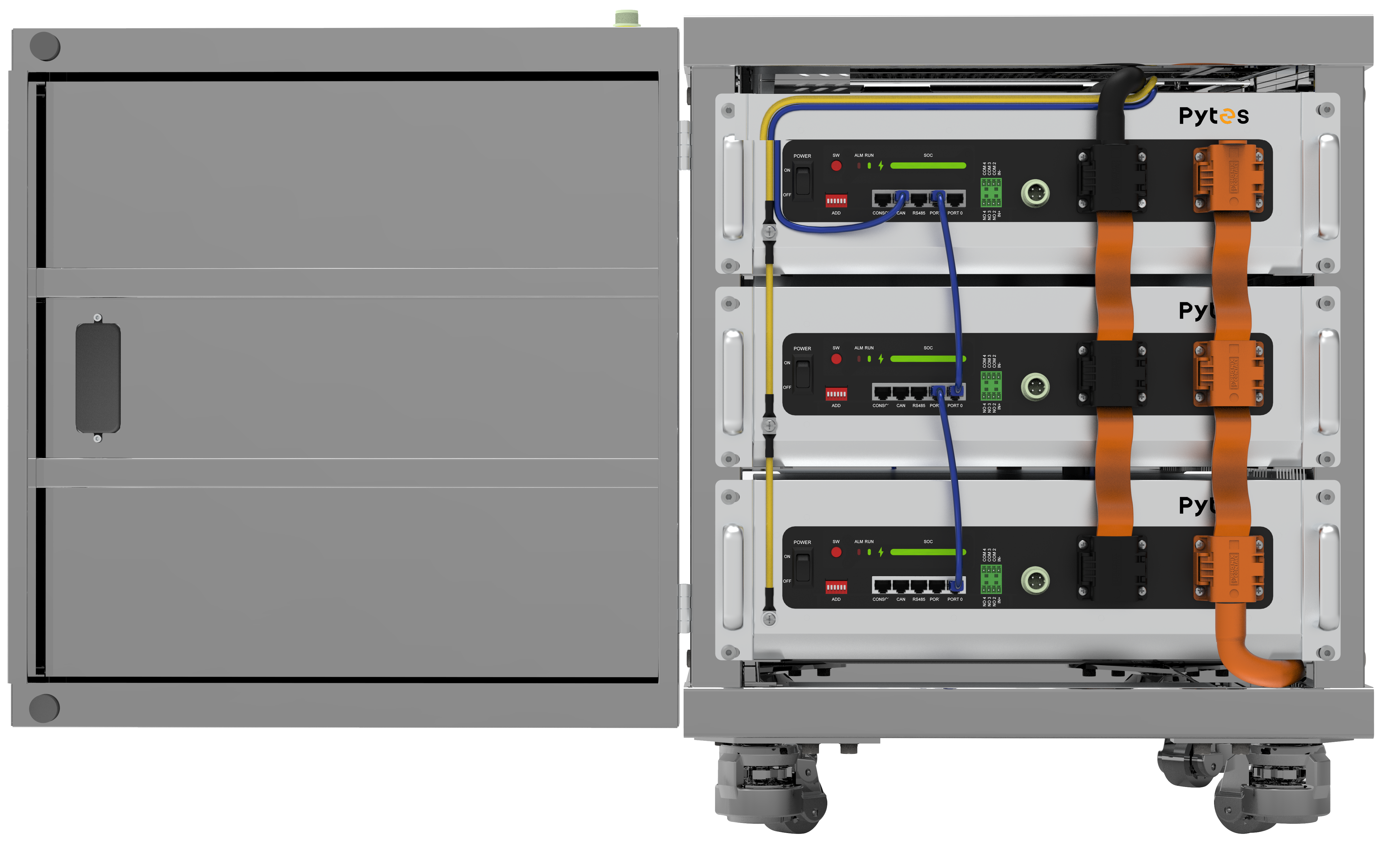V-BOX-IC Stackable Battery Cabinet - Euromotive Energy Ltd