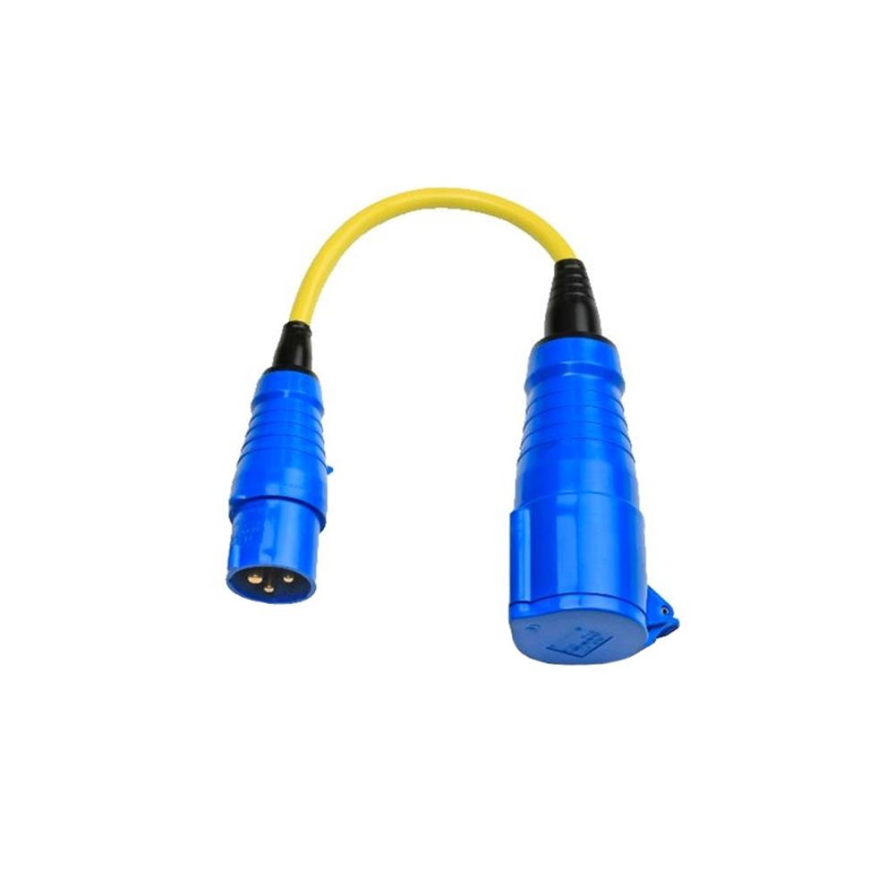 Adapter Cord 16A to 32A/250V -CEE Plug 16A/CEE Coupling 32A