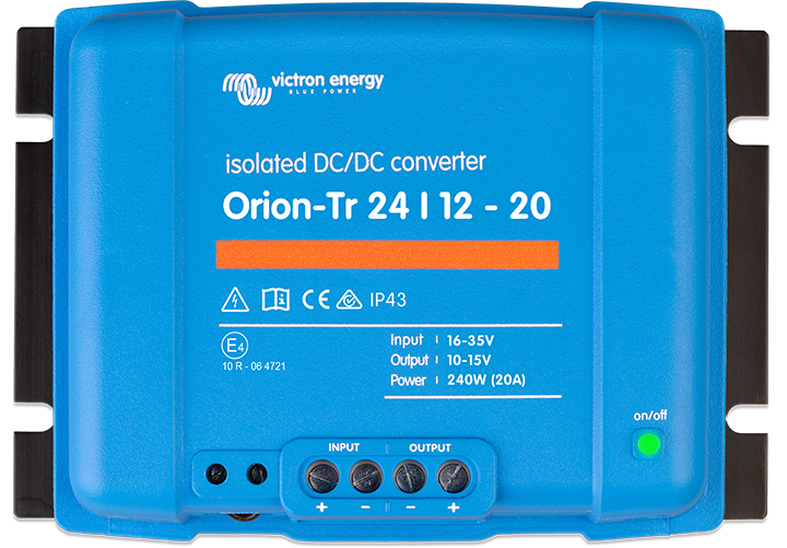 Orion-Tr 12/48-8A (380W) Isolated DC-DC converter - Euromotive Energy Ltd