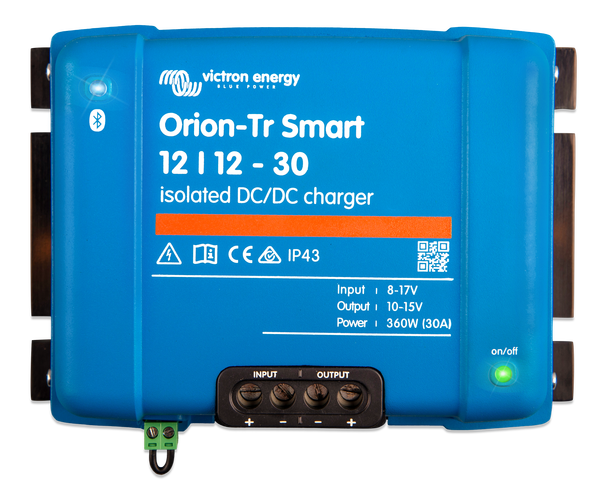 Orion-Tr Smart 30A (360W) Isolated DC-DC charger (12/12 or 24/12)