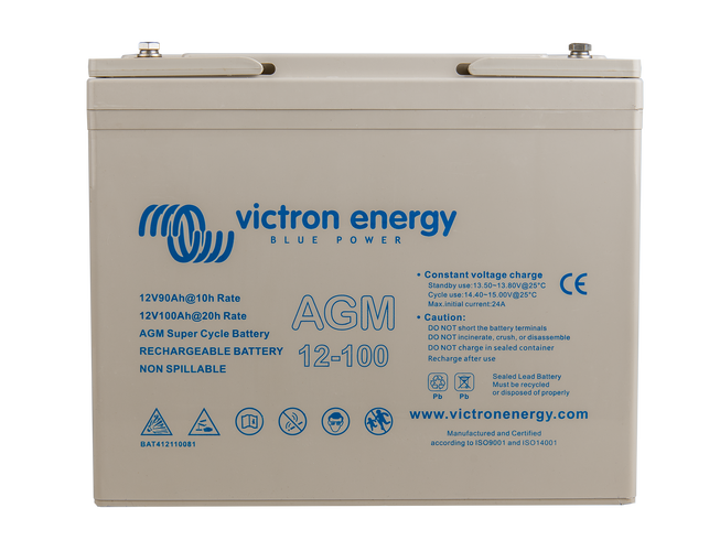 Victron 12V/100Ah AGM Super Cycle Battery (M6)