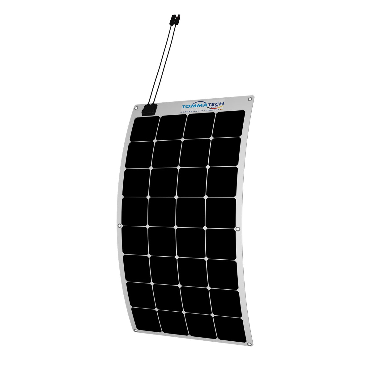 TommaTech® 110Wp Flexible Solar Panel 110w 1154 x 555mm - Euromotive Energy Ltd