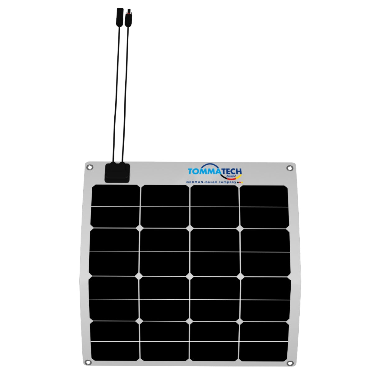 TommaTech® Flexible Solar Panel 55w 655 x 557mm - Euromotive Energy Ltd