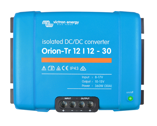 Orion-Tr 48/12-30A (360W) Isolated DC-DC converter - Euromotive Energy Ltd
