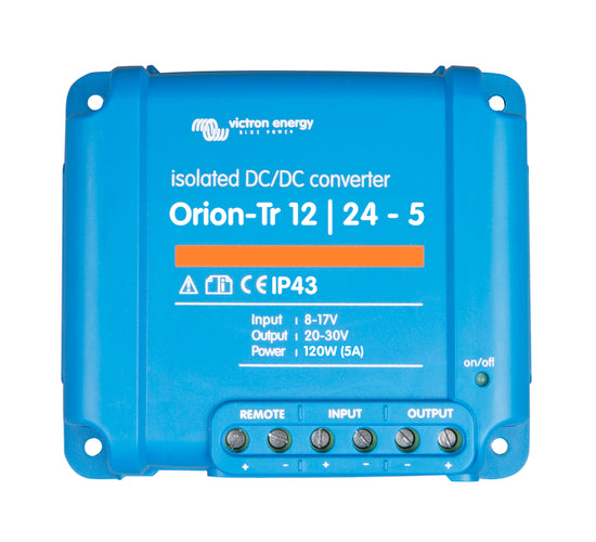 Orion-Tr 48/24-5A (120W) Isolated DC-DC converter - Euromotive Energy Ltd