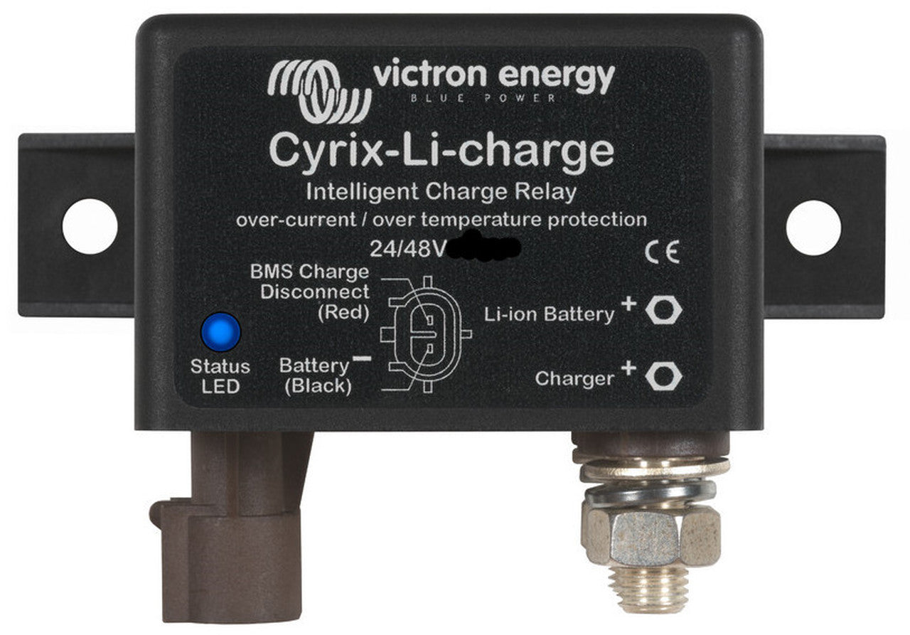 Cyrix-Li-charge 24/48V-120A intelligent charge relay - Euromotive Energy Ltd