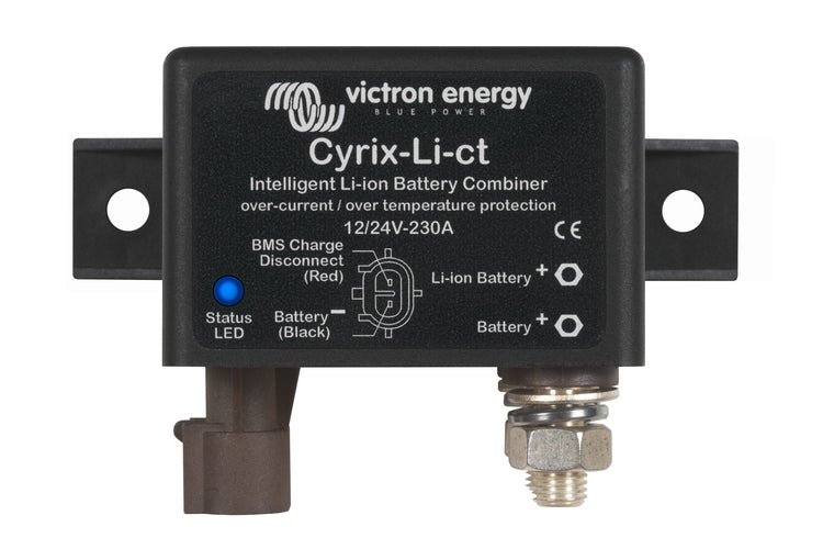 Cyrix-Li-ct 12/24V-230A intelligent Li-ion battery combiner - Euromotive Energy Ltd