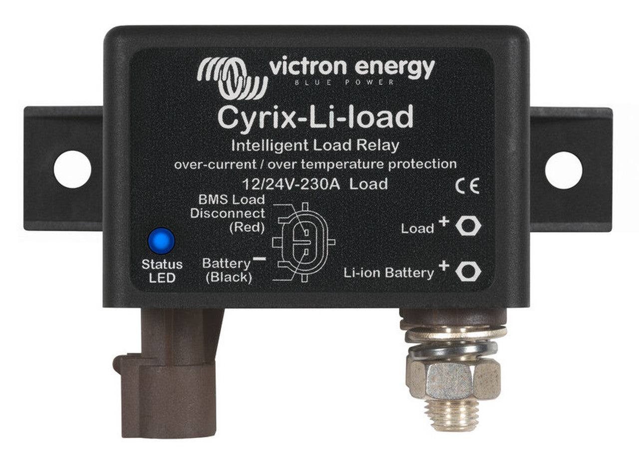Cyrix-Li-load 12/24V-230A intelligent load relay - Euromotive Energy Ltd