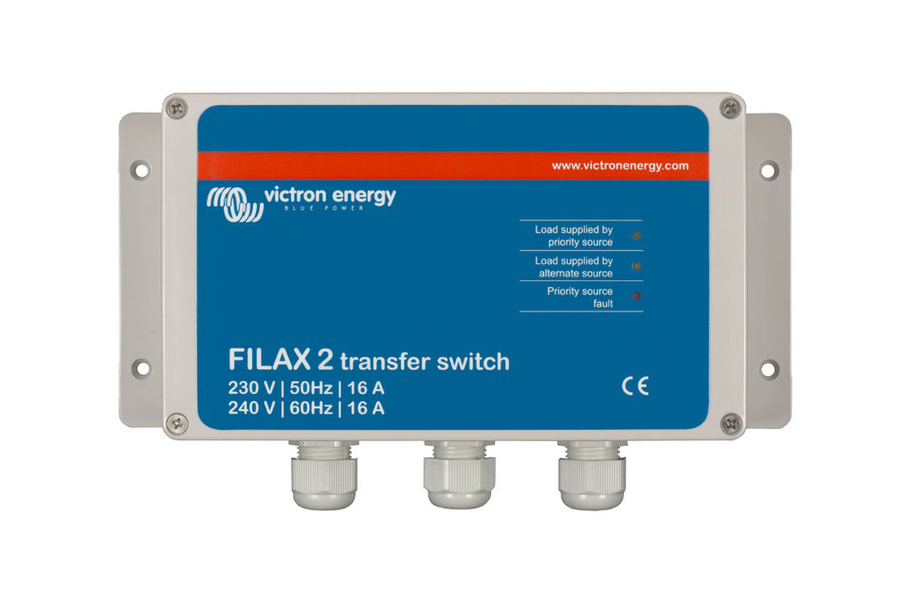Filax 2 Transfer Switch CE 110V/50Hz-120V/60Hz - Euromotive Energy Ltd