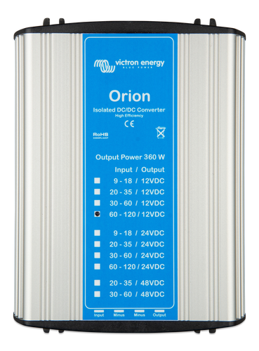 Orion 110/12-30A (360W) Isolated DC-DC converter - Euromotive Energy Ltd