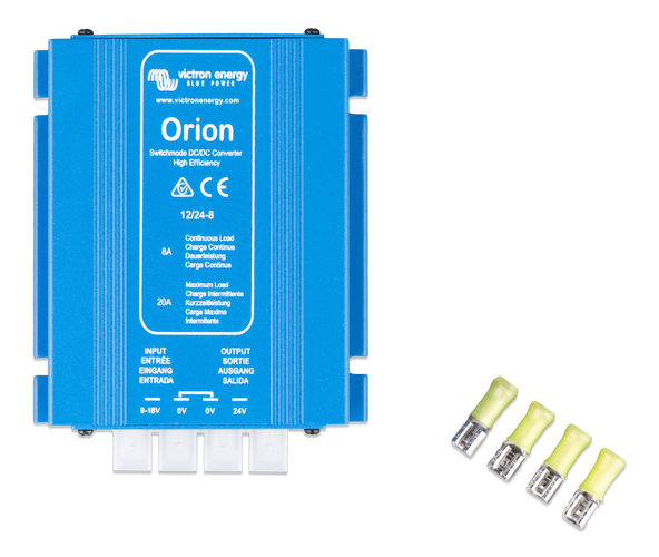 Orion 12/24-8 DC-DC converter IP20 - Euromotive Energy Ltd
