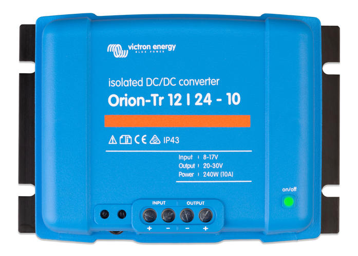 Orion-Tr 12/24-10A (240W) Isolated DC-DC converter - Euromotive Energy Ltd