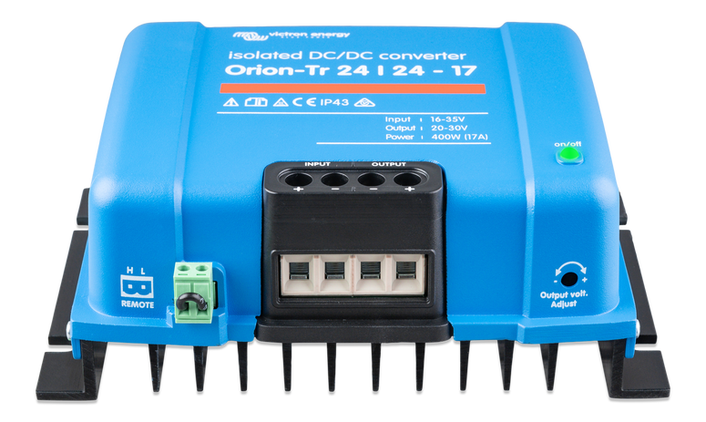 Orion-Tr 24/24-17A (400W) Isolated DC-DC converter - Euromotive Energy Ltd
