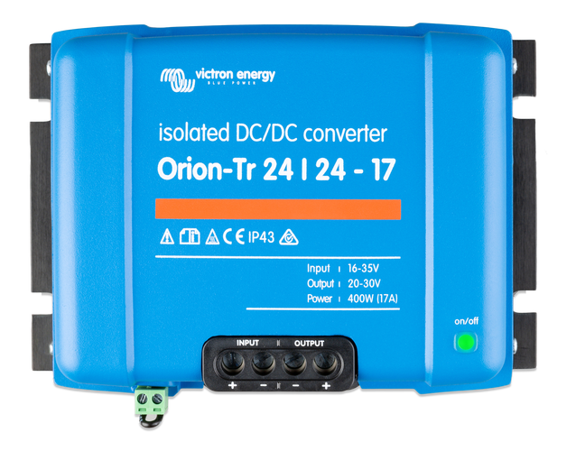 Orion-Tr 24/24-17A (400W) Isolated DC-DC converter - Euromotive Energy Ltd