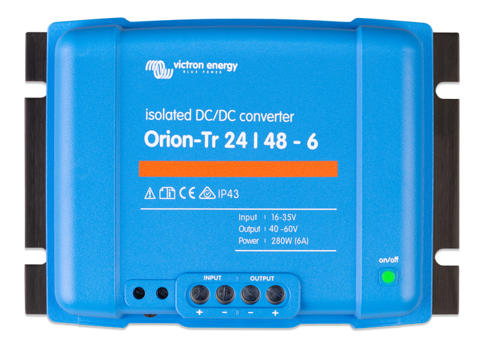 Orion-Tr 24/48-8,5A (400W) Isolated DC-DC converter - Euromotive Energy Ltd