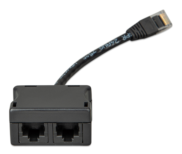RJ45-splitter 1xRJ45 male/15cm cable/2xRJ45 female - Euromotive Energy Ltd
