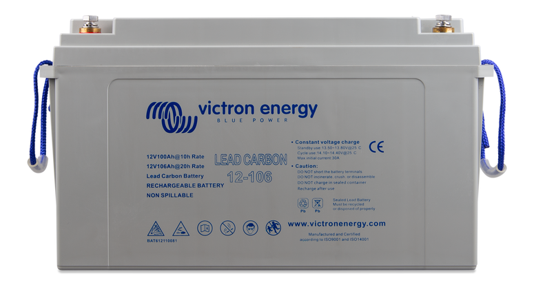 Victron Lead Carbon Battery 12V/106Ah (M8) - Euromotive Energy Ltd