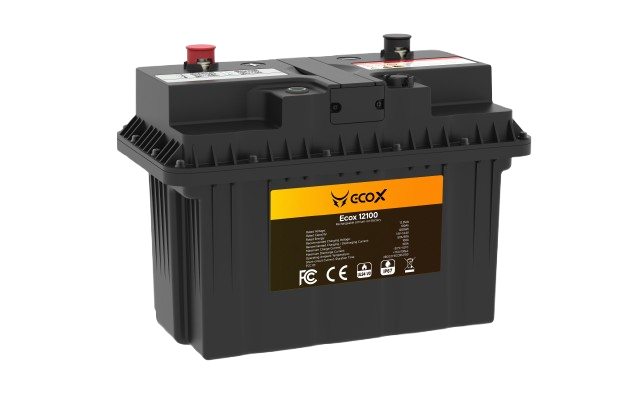 Pytes Ecox 12100, LiFePO4 Battery, IP67, 1.2 kWh, 12.8 V, 100 Ah