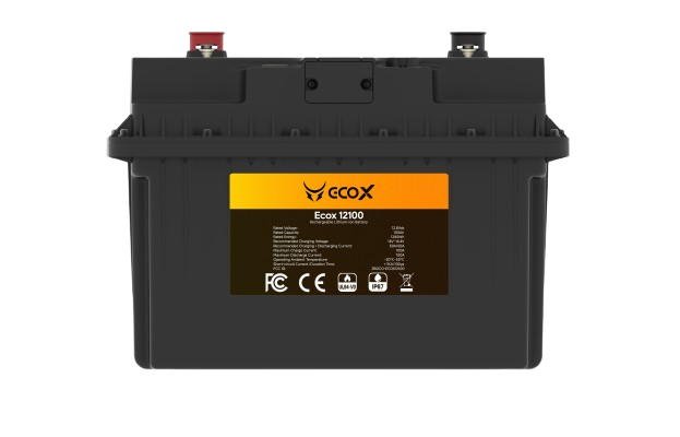 Pytes Ecox 12100, LiFePO4 Battery, IP67, 1.2 kWh, 12.8 V, 100 Ah