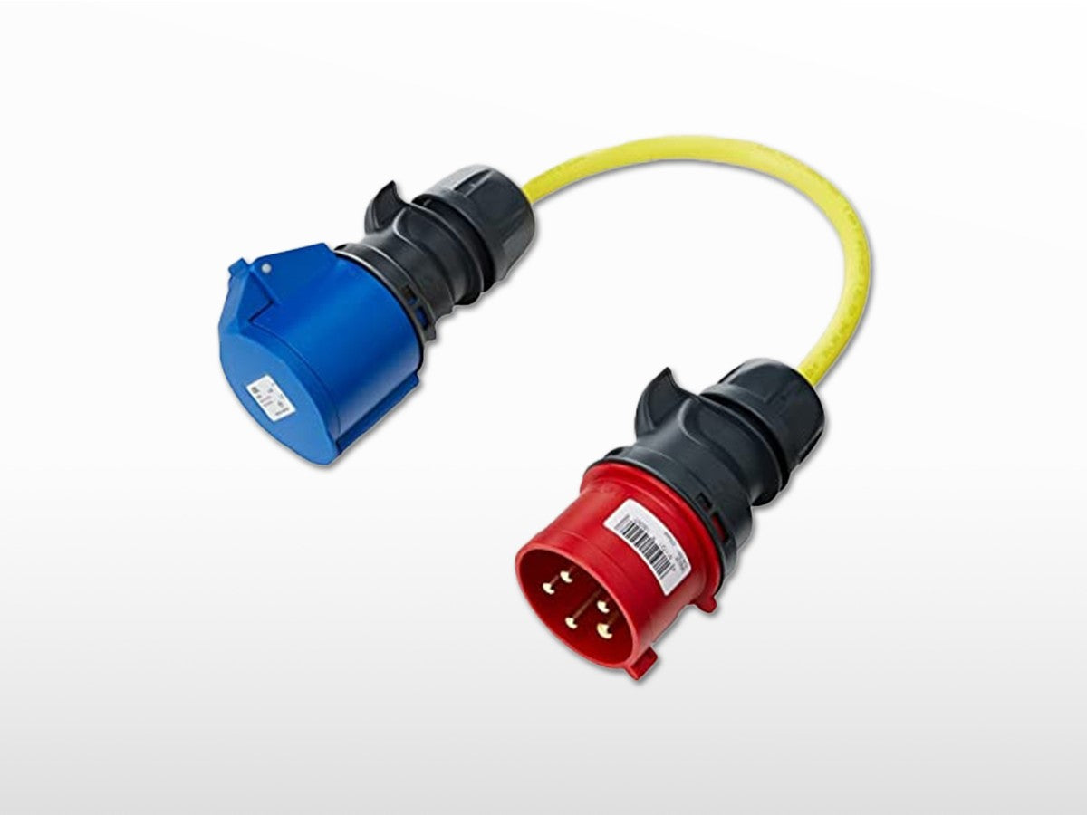 Splitter Cord 16A/250V-CEE Plug/2xCEE Coupling - Euromotive Energy Ltd