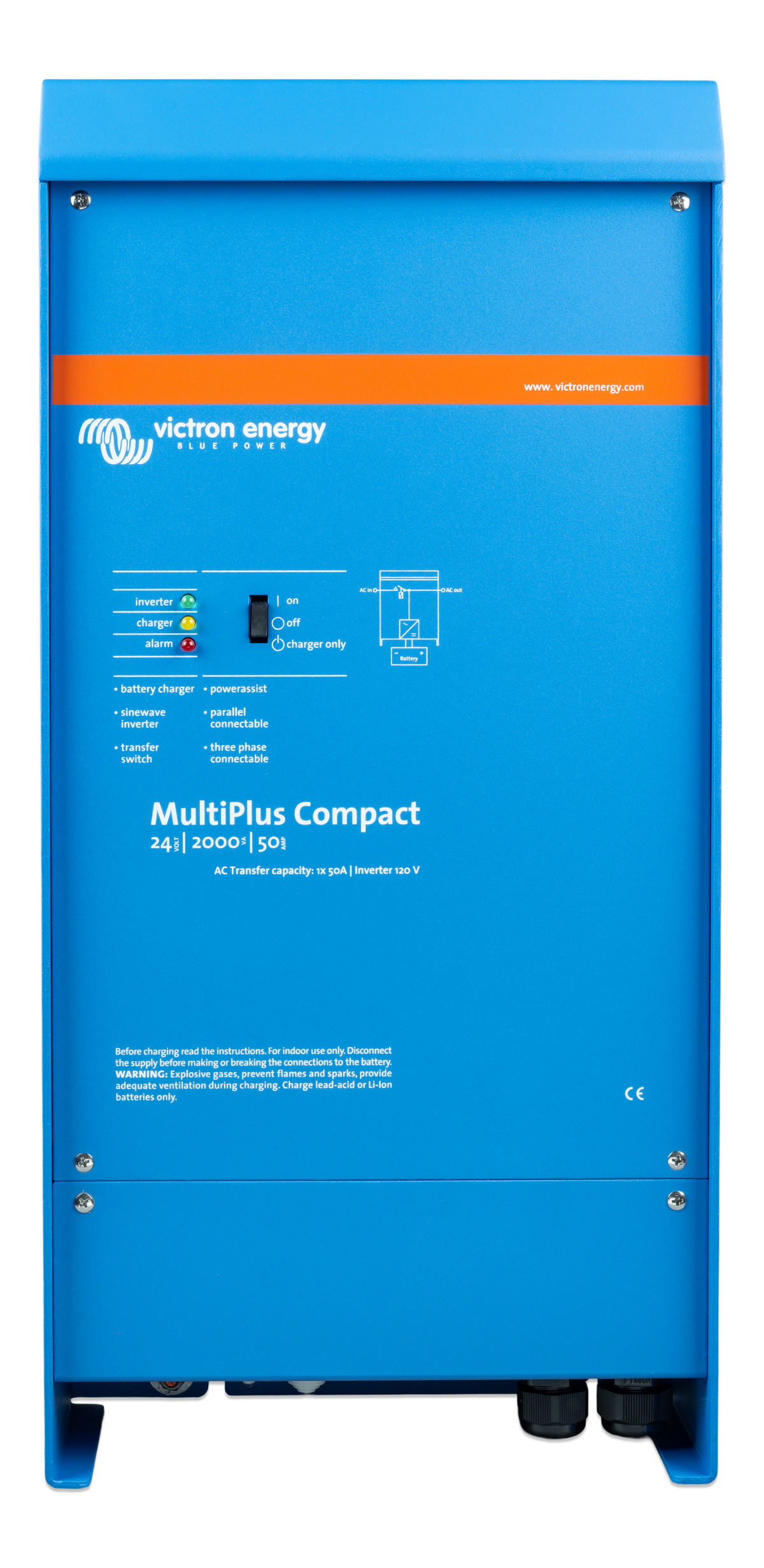 Victron MultiPlus Compact 24/2000/50-50 120V front