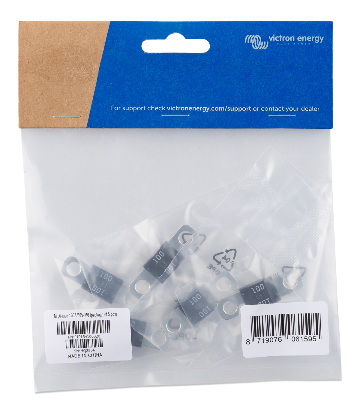 Victron MIDI-fuse 58V M6 bolt-down fuse