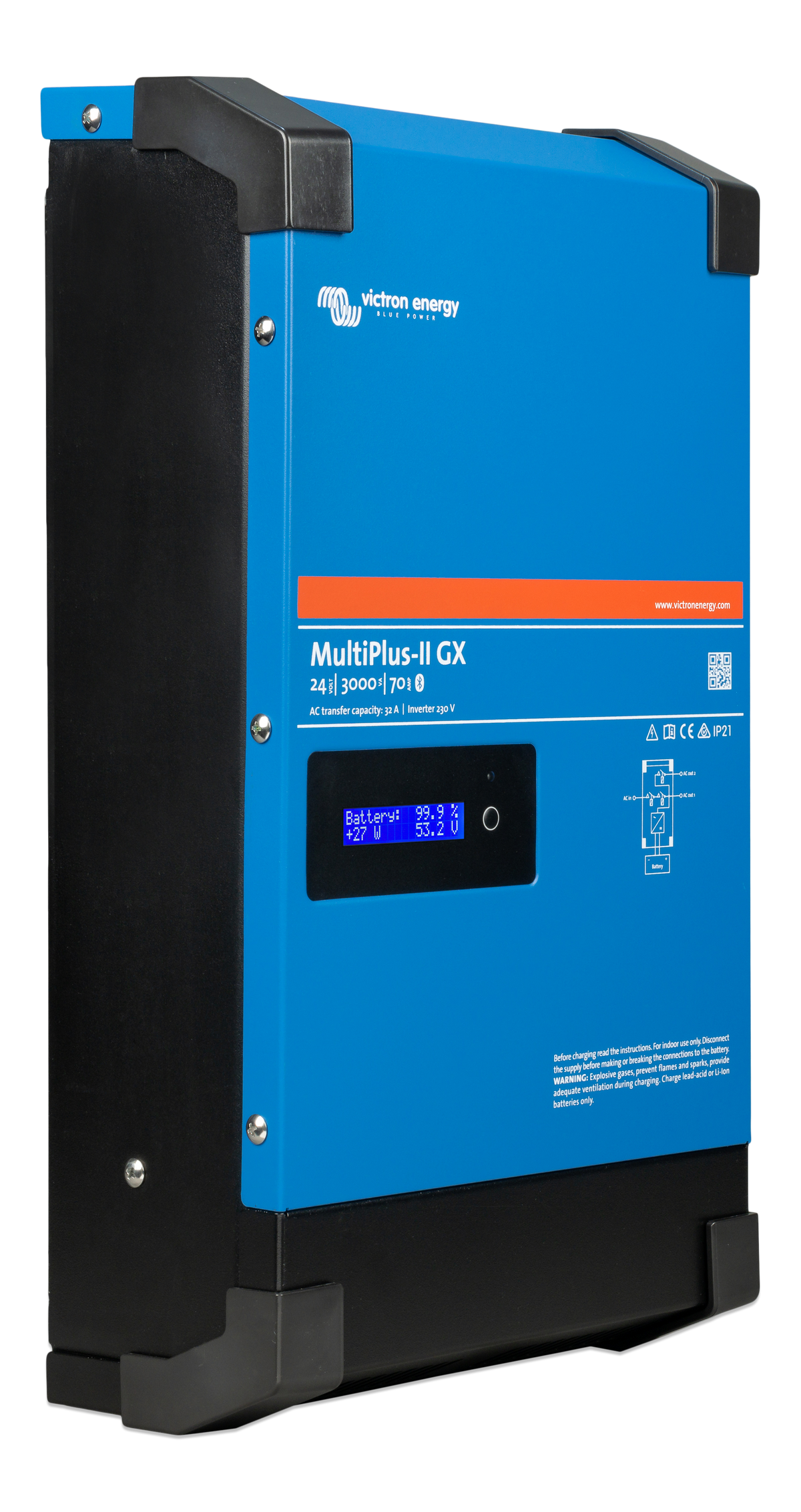 Victron MultiPlus-II 24/3000/70-32 230V GX inverter/charger - right side