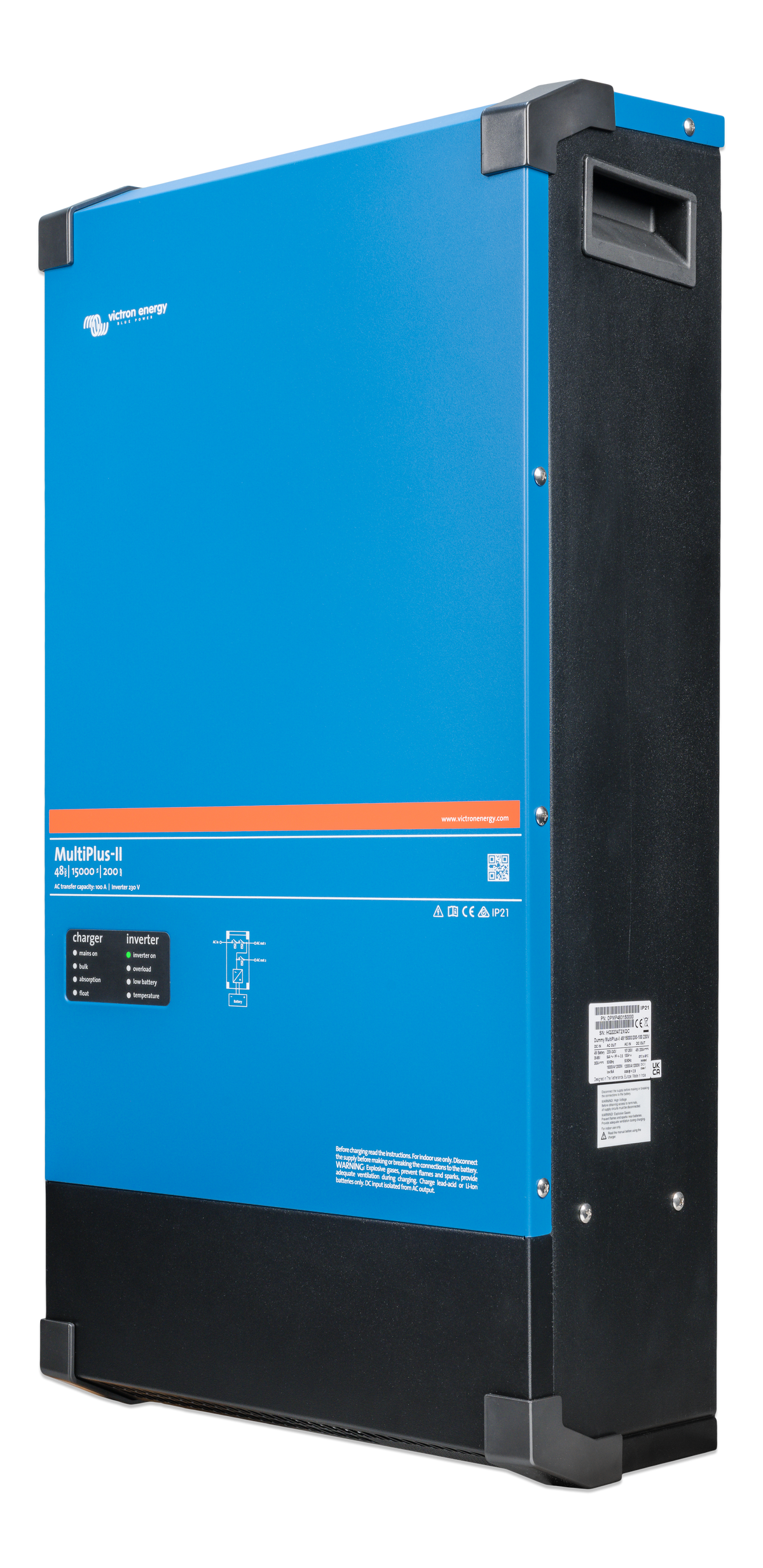Victron MultiPlus-II 48/15000/200-100 230V inverter/charger - left side