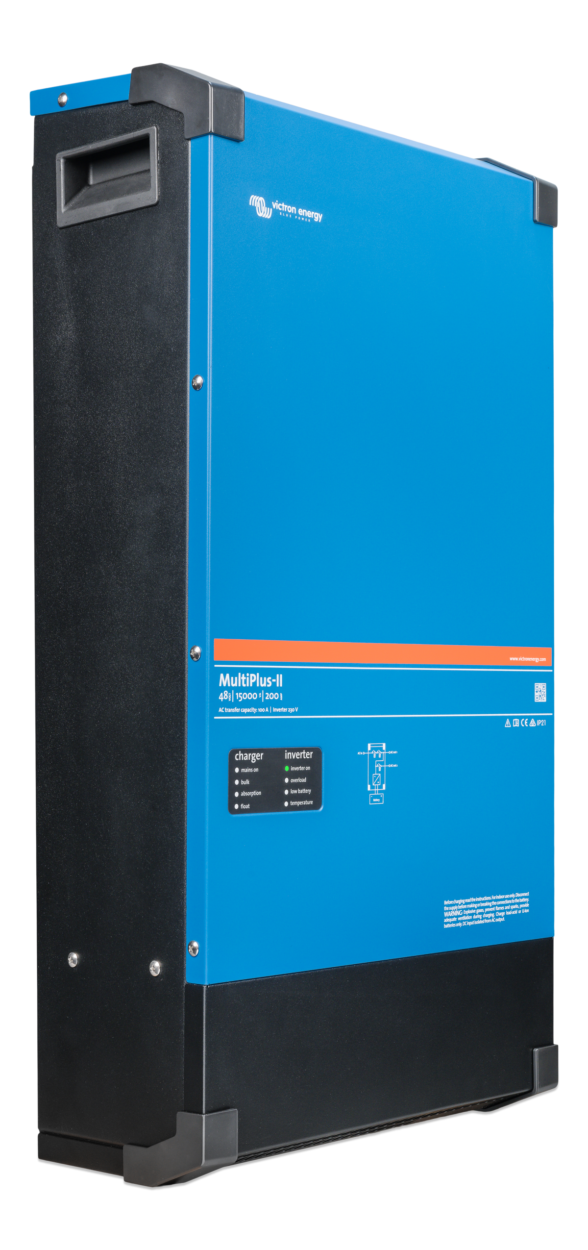 Victron MultiPlus-II 48/15000/200-100 230V inverter/charger - right side