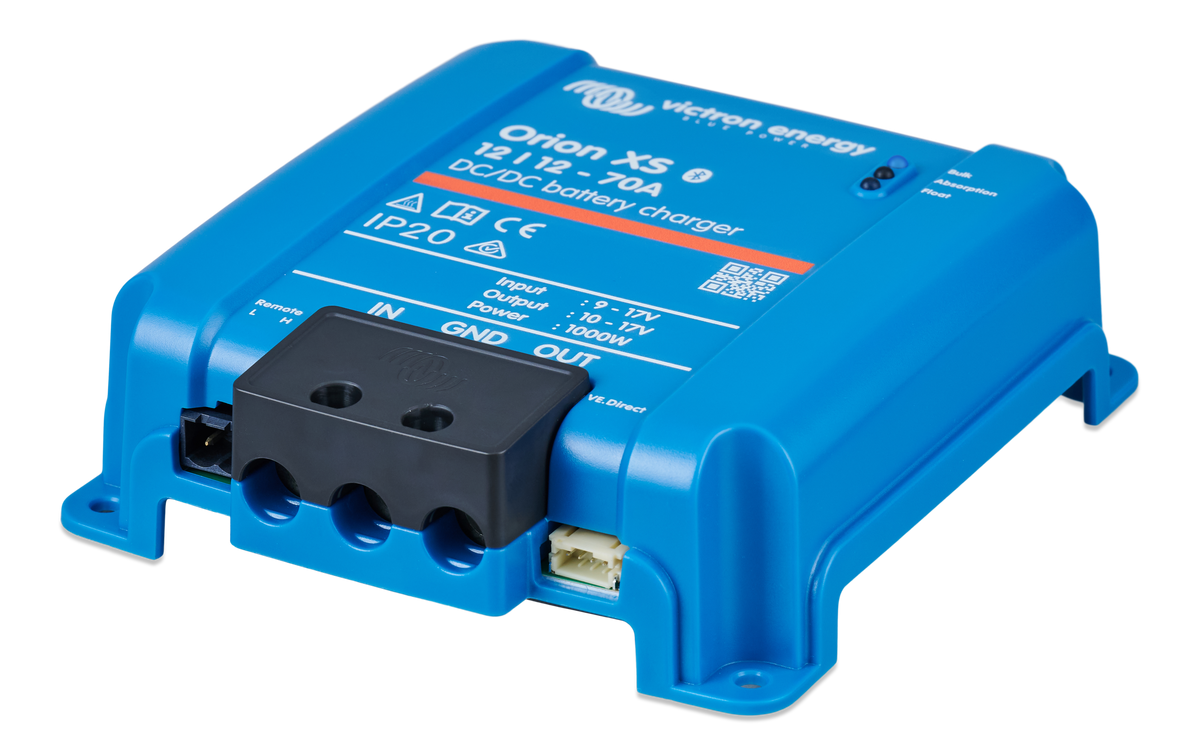 Victron Orion XS 12/12-70A DC-DC battery charger – left side