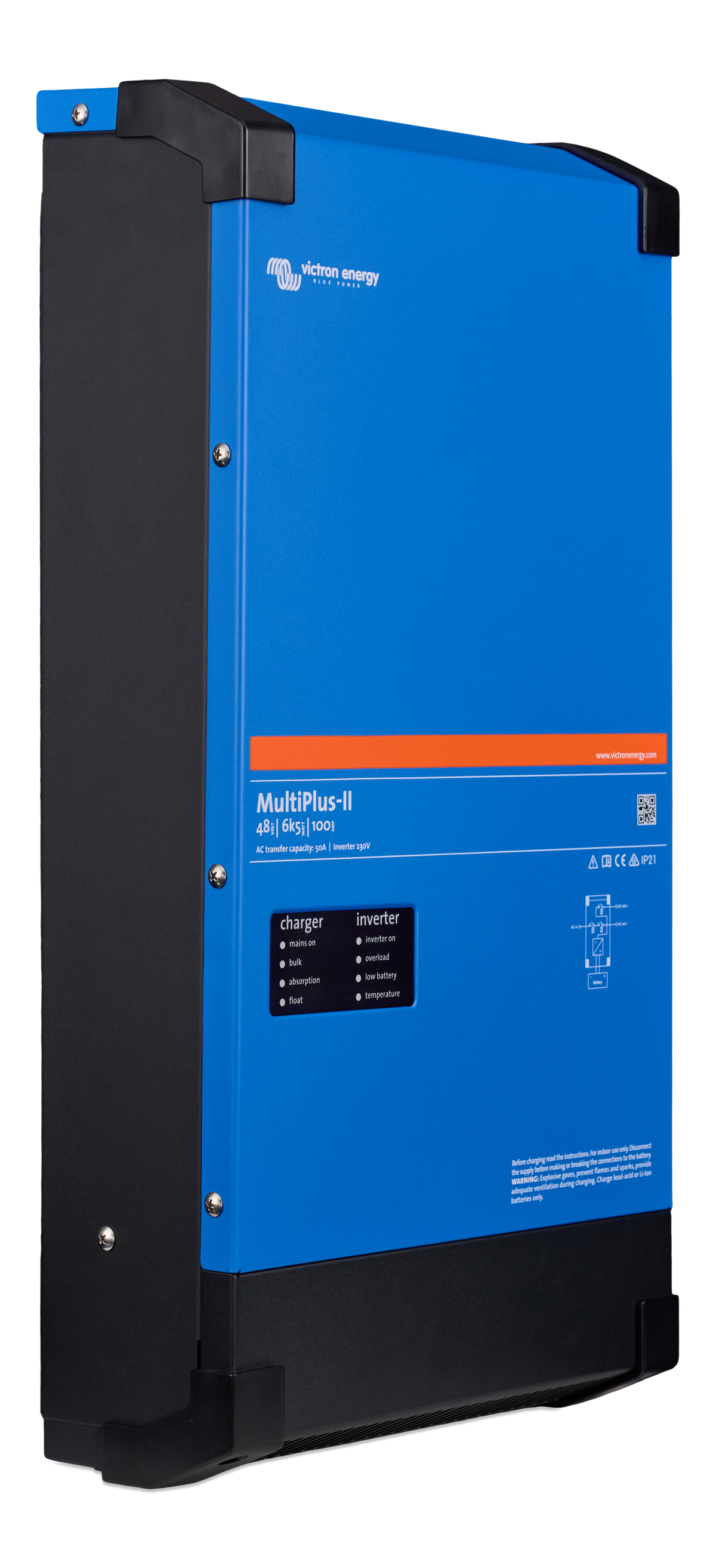 Victron MultiPlus-II 48/6k5/100-50 230V inverter/charger - right side