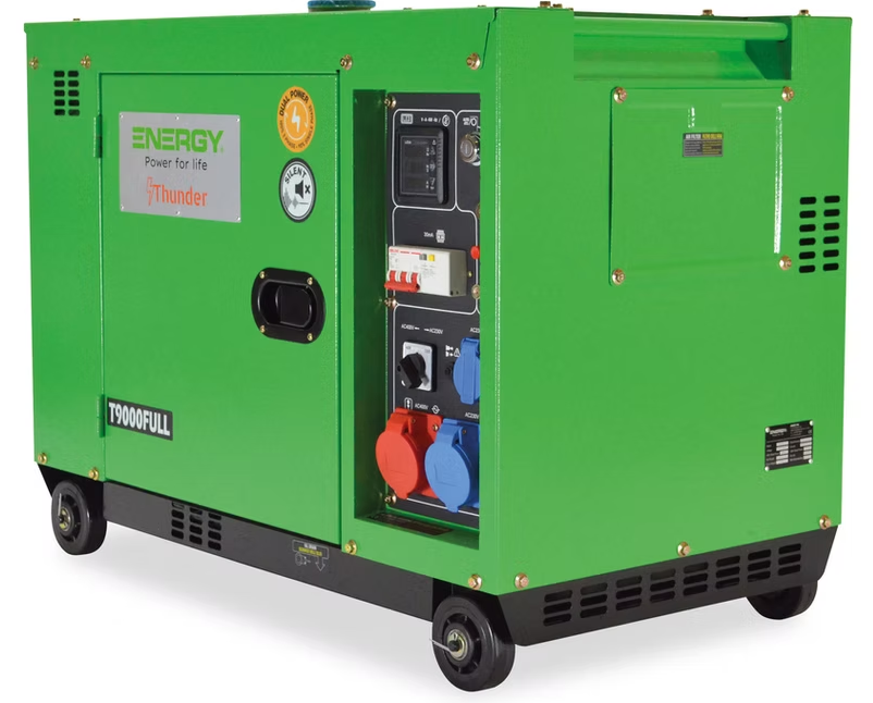 Generator Thunder T9000,7.5kVA(6kW),Diesel Eng,Elec Start