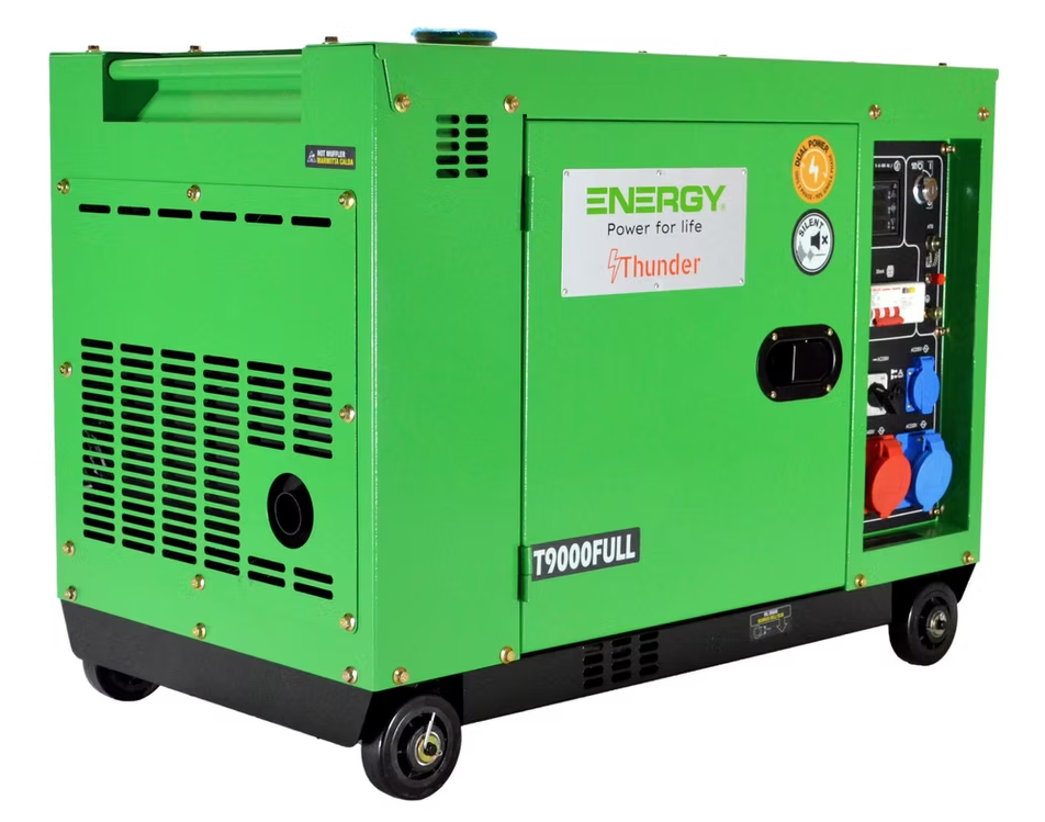 Generator Thunder T9000,7.5kVA(6kW),Diesel Eng,Elec Start