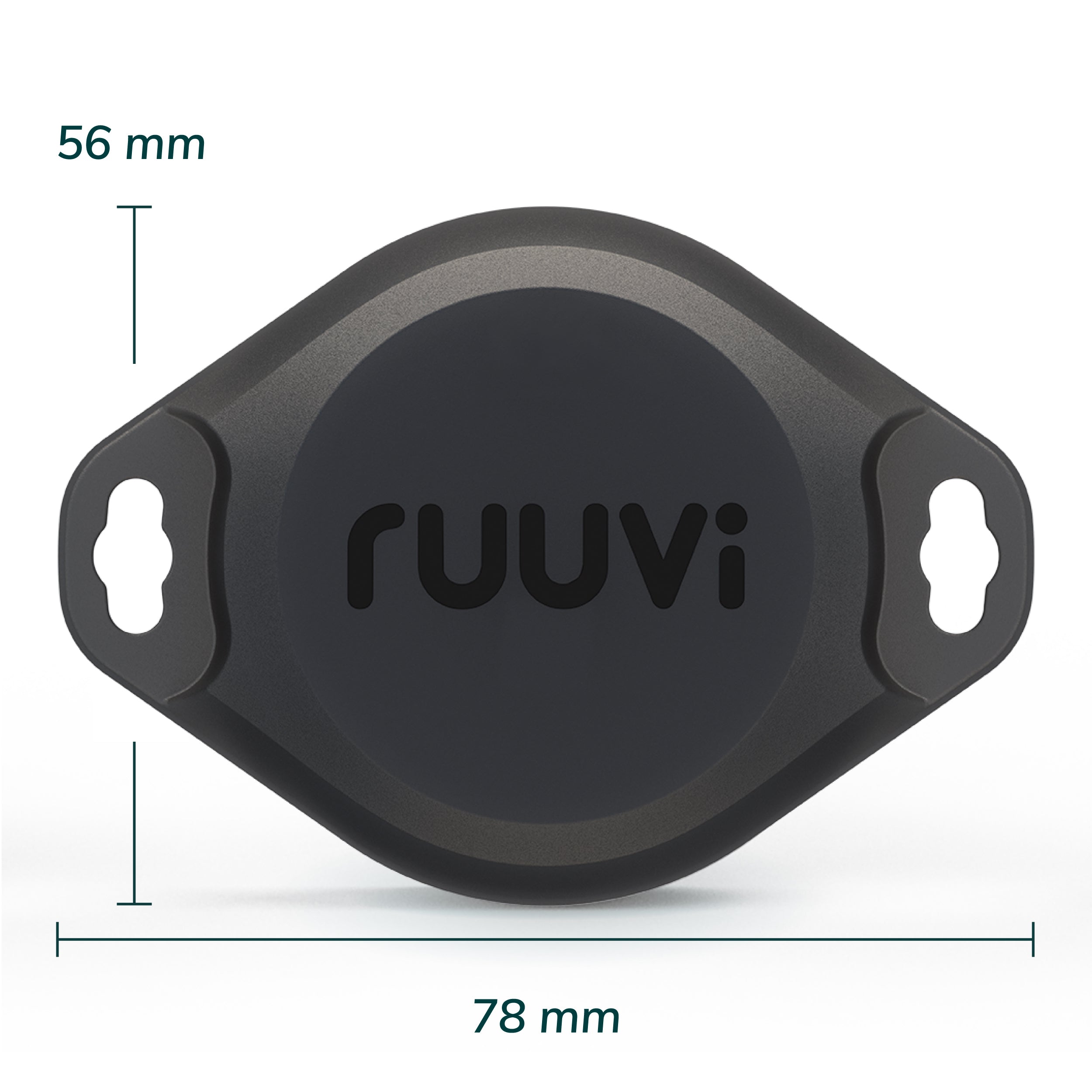 RuuviTag Pro dimensions - 78 mm diameter