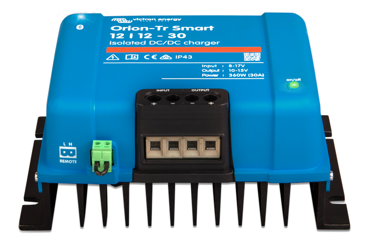 Orion-Tr Smart 30A (360W) Isolated DC-DC charger (12/12 or 24/12)