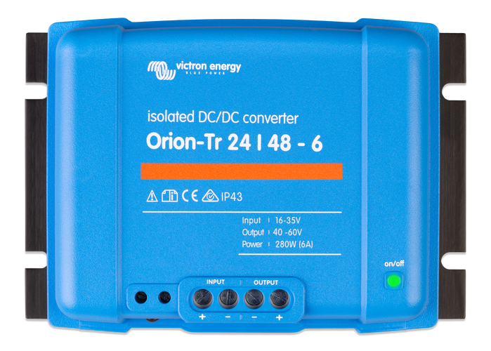 Orion-Tr 6A (280W) Isolated DC-DC converter (24/48 or 48/48)