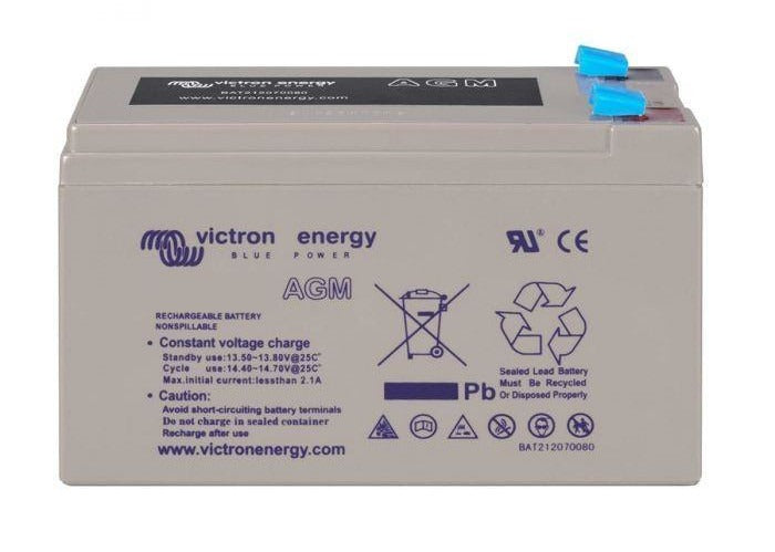 Victron 12V/15Ah AGM Super Cycle Battery (Faston 6.3x0.8mm)