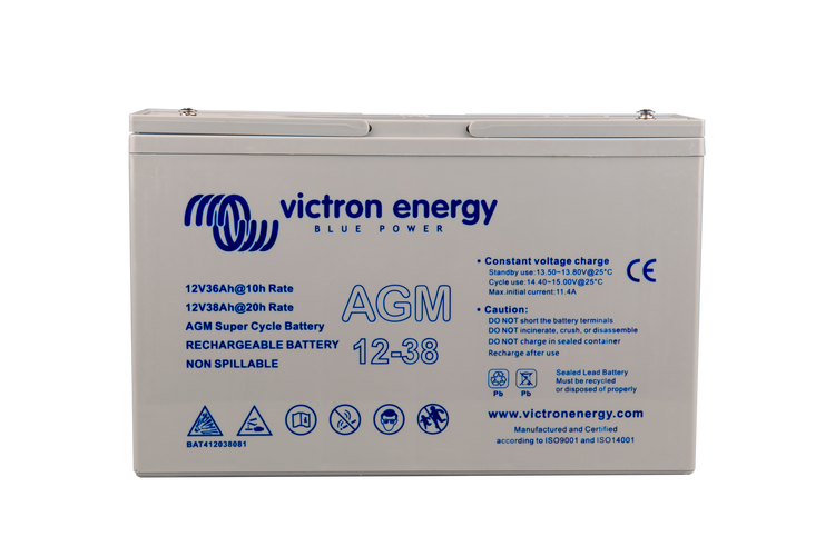 Victron12V/38Ah AGM Super Cycle Battery (M5)