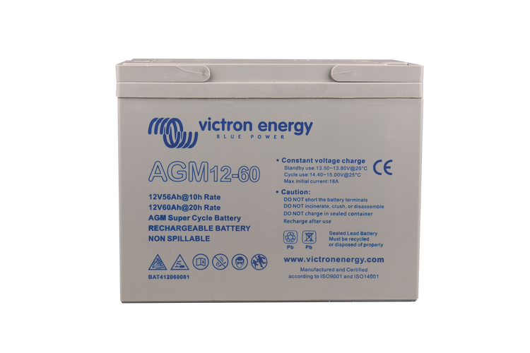 Victron 12V/60Ah AGM Super Cycle Battery (M5)